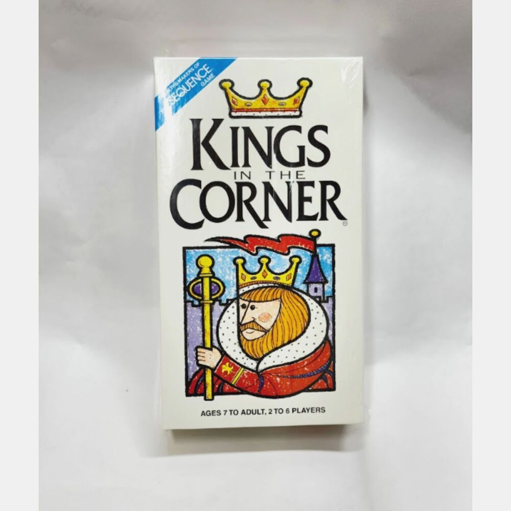 Kings In The Corner Family Card Game New Sealed JAX Classic 2-6 Players